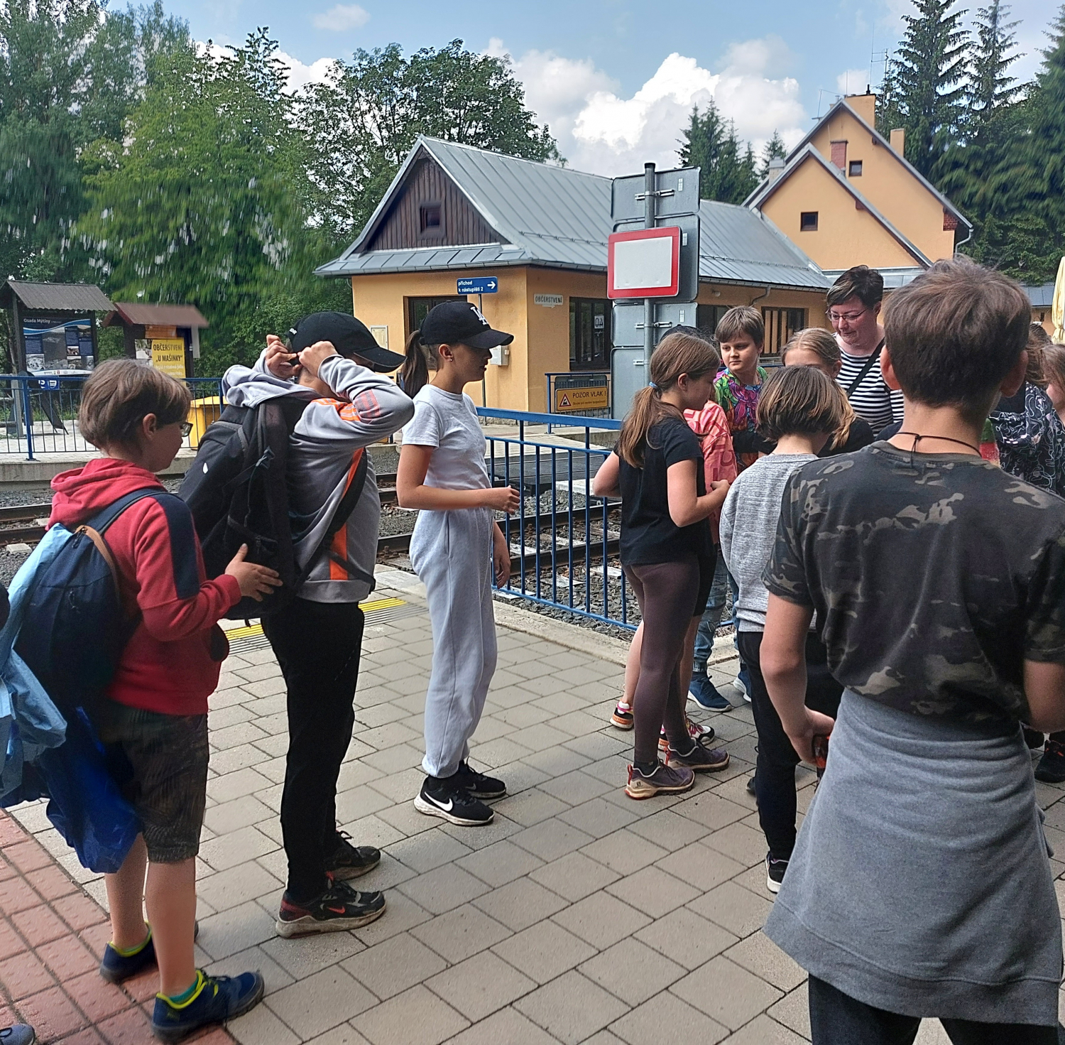 Reportážní foto - Pobyt v přírodě - odjíždíme