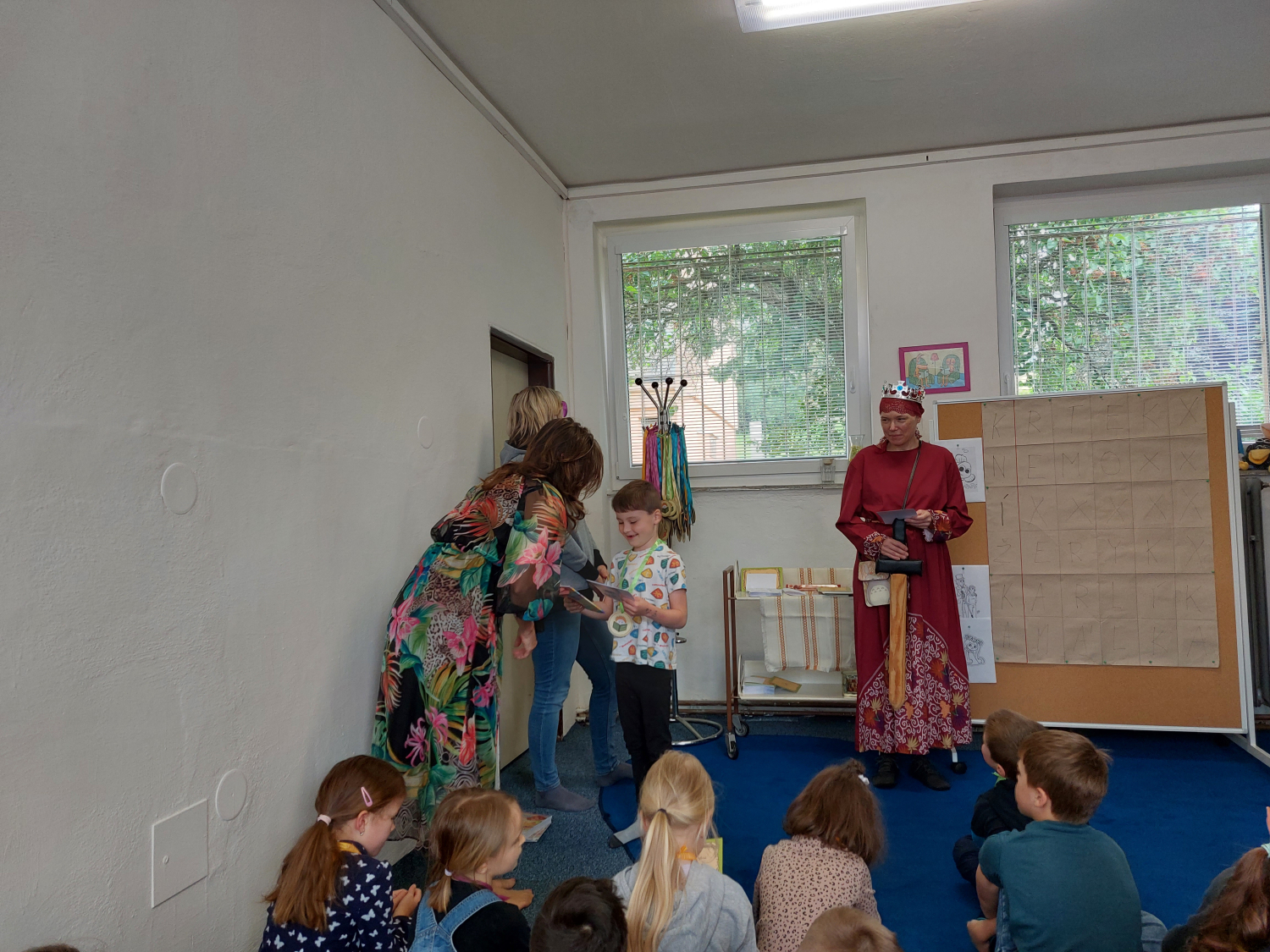 Reportážní foto - Pasování na čtenáře