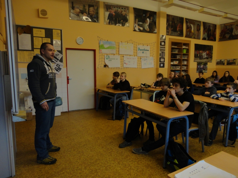 Dubnové posezení s panem Šolcem Dubnové posezení s panem Šolcem