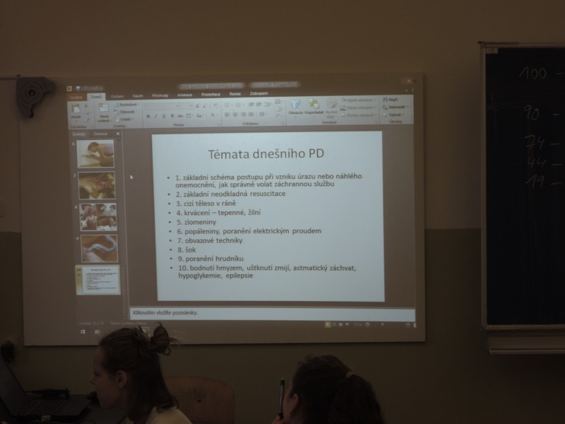 Projektový den První pomoc Projektový den První pomoc