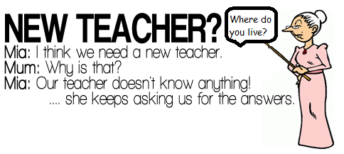 NEW TEACHER WANTED!!!